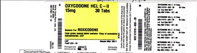 Oxycodone HCl 15mg (Oxycodone HCl 15mg)